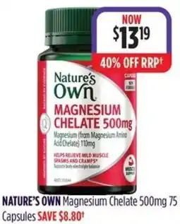 Wizard Pharmacy NATURE'S OWN Magnesium Chelate offer