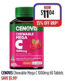 Wizard Pharmacy CENOVIS Chewable Mega C offer