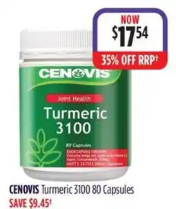 Wizard Pharmacy CENOVIS Turmeric 3100 offer