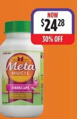 Wizard Pharmacy Meta mucil fibrecaps offer