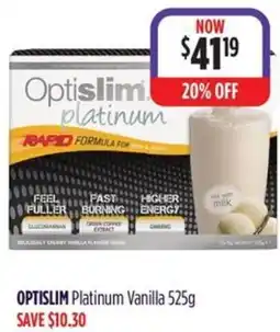Wizard Pharmacy OPTISLIM Platinum Vanilla offer