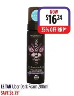 Wizard Pharmacy LE TAN Uber Dark Foam offer