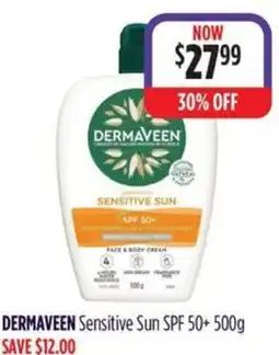 Wizard Pharmacy DERMAVEEN Sensitive Sun SPF 50+ offer