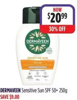 Wizard Pharmacy DERMAVEEN Sensitive Sun SPF 50+ offer