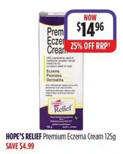 Wizard Pharmacy HOPE'S RELIEF Premium Eczema Cream offer