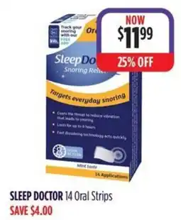 Wizard Pharmacy SLEEP DOCTOR 14 Oral Strips offer