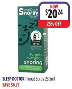 Wizard Pharmacy SLEEP DOCTOR Throat Spray offer