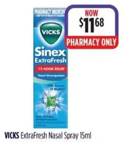 Wizard Pharmacy VICKS ExtraFresh Nasal Spray offer