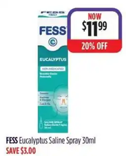 Wizard Pharmacy FESS Eucalyptus Saline Spray offer