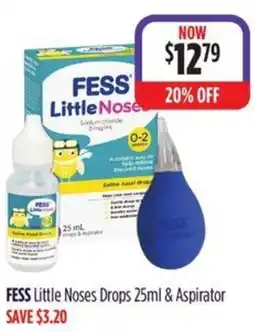 Wizard Pharmacy FESS Little Noses Drops & Aspirator offer