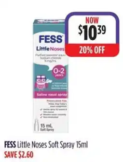 Wizard Pharmacy FESS Little Noses Soft Spray offer