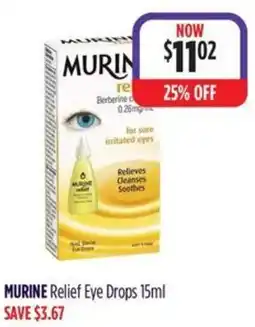 Wizard Pharmacy MURINE Relief Eye Drops offer