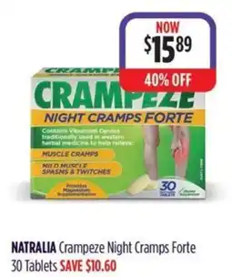 Wizard Pharmacy NATRALIA Crampeze Night Cramps Forte offer