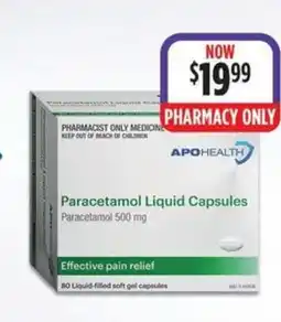Wizard Pharmacy Paracetamol Liquid Capsules Paracetamol offer