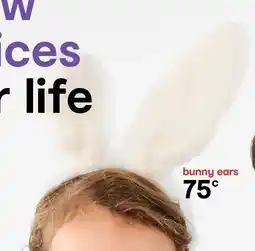Kmart White Bunny Ears offer