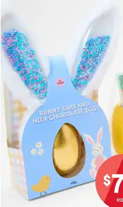 Kmart Bunny Ears and Milk Chocolate Egg offer