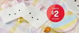 Kmart Easter Novelty Napkins offer