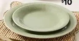 Kmart Green Lotus Dinner Plate offer