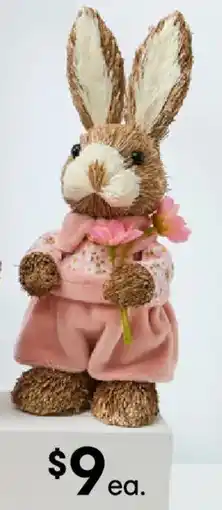 Kmart Small Girl Sisal Bunny offer
