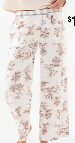 Kmart Boyfriend Contrast Waistband Flannel Pants offer