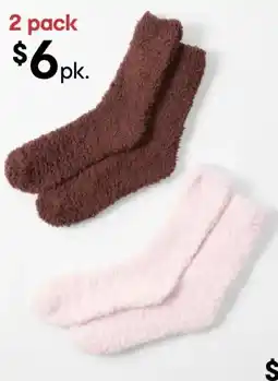 Kmart Teddy Home Socks offer