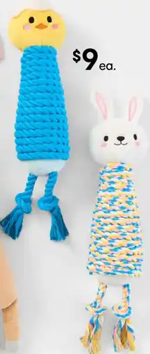 Kmart Pet Easter Plush Rope offer