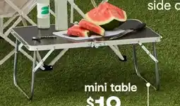 Kmart Folding Mini Camp Table offer