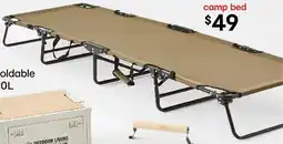 Kmart Foldable Camp Bed offer