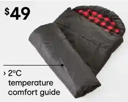 Kmart Peak Hooded Sleeping Bag offer