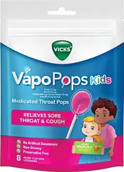 Pharmacist Advice Vicks VapoPops Kids offer