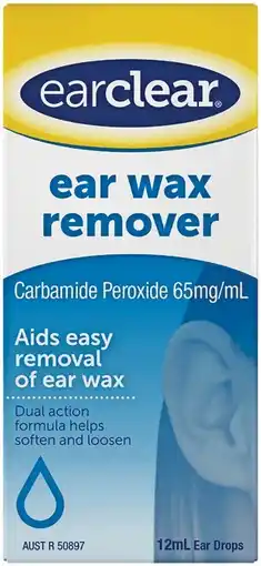 Pharmacist Advice EarClear Ear Wax Remover offer