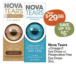 Pharmacy Best Buys Nova Tears offer
