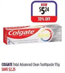Wizard Pharmacy COLGATE Total Advanced Clean Toothpaste offer