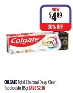 Wizard Pharmacy COLGATE Total Charcoal Deep Clean Toothpaste offer