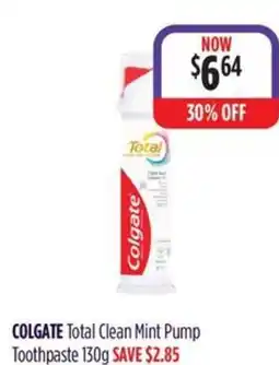 Wizard Pharmacy COLGATE Total Clean Mint Pump Toothpaste offer