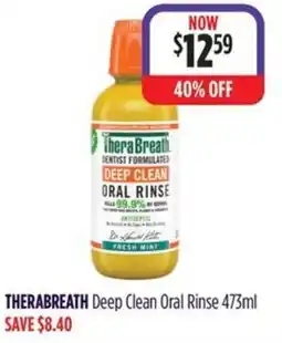 Wizard Pharmacy THERABREATH Deep Clean Oral Rinse offer