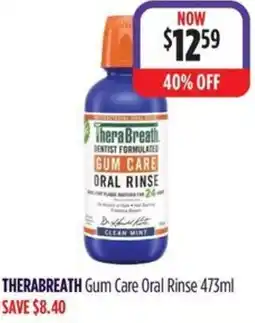 Wizard Pharmacy THERABREATH Gum Care Oral Rinse offer