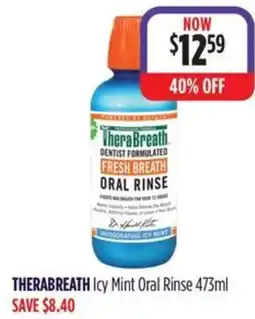Wizard Pharmacy THERABREATH Icy Mint Oral Rinse offer