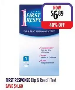 Wizard Pharmacy FIRST RESPONSE Dip & Read 1 Test offer