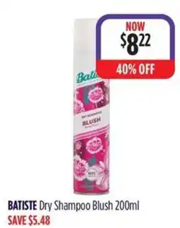 Wizard Pharmacy BATISTE Dry Shampoo Blush offer