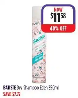 Wizard Pharmacy BATISTE Dry Shampoo Eden offer