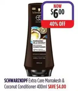 Wizard Pharmacy SCHWARZKOPF Extra Care Marrakesh & Coconut Conditioner offer