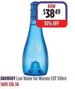 Wizard Pharmacy DAVIDOFF Cool Water for Women EDT offer