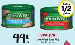Drakes John West Tuna offer