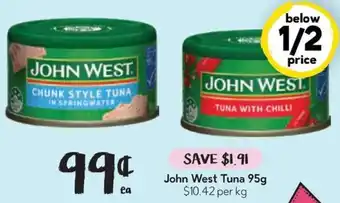 Drakes John West Tuna offer