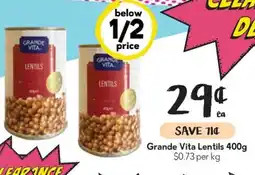 Drakes Grande Vita Lentils offer