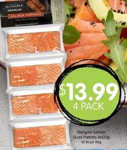 Spudshed Glyngore Salmon Quad Portions offer