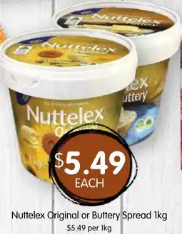 Spudshed Nuttelex Original or Buttery Spread offer