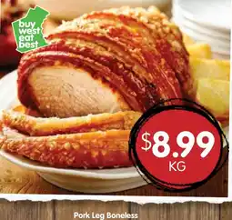 Spudshed Pork Leg Boneless offer