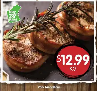 Spudshed Pork Medallions offer